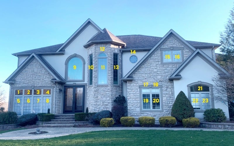 House lots of windows