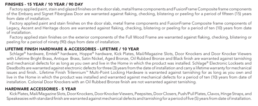 ProVia-Door-Warranty