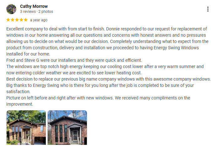 energy swing windows review