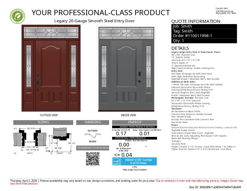 door-proposal-spec-sheet