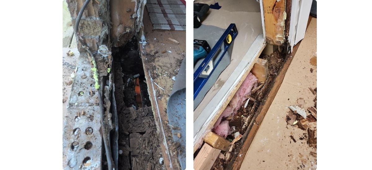 rotten subflooring