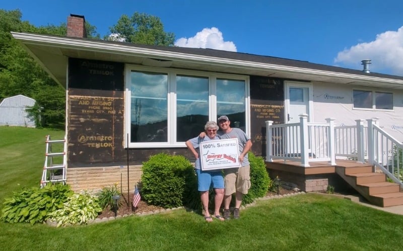 windows before siding