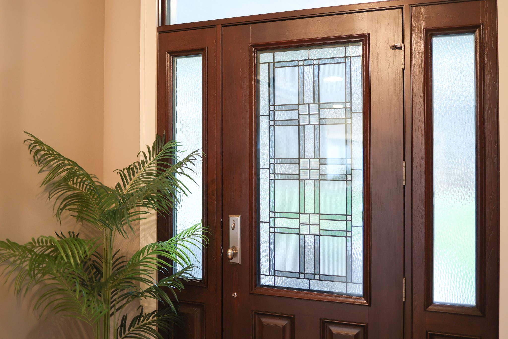 ProVia Embarq entry door with decorative glass