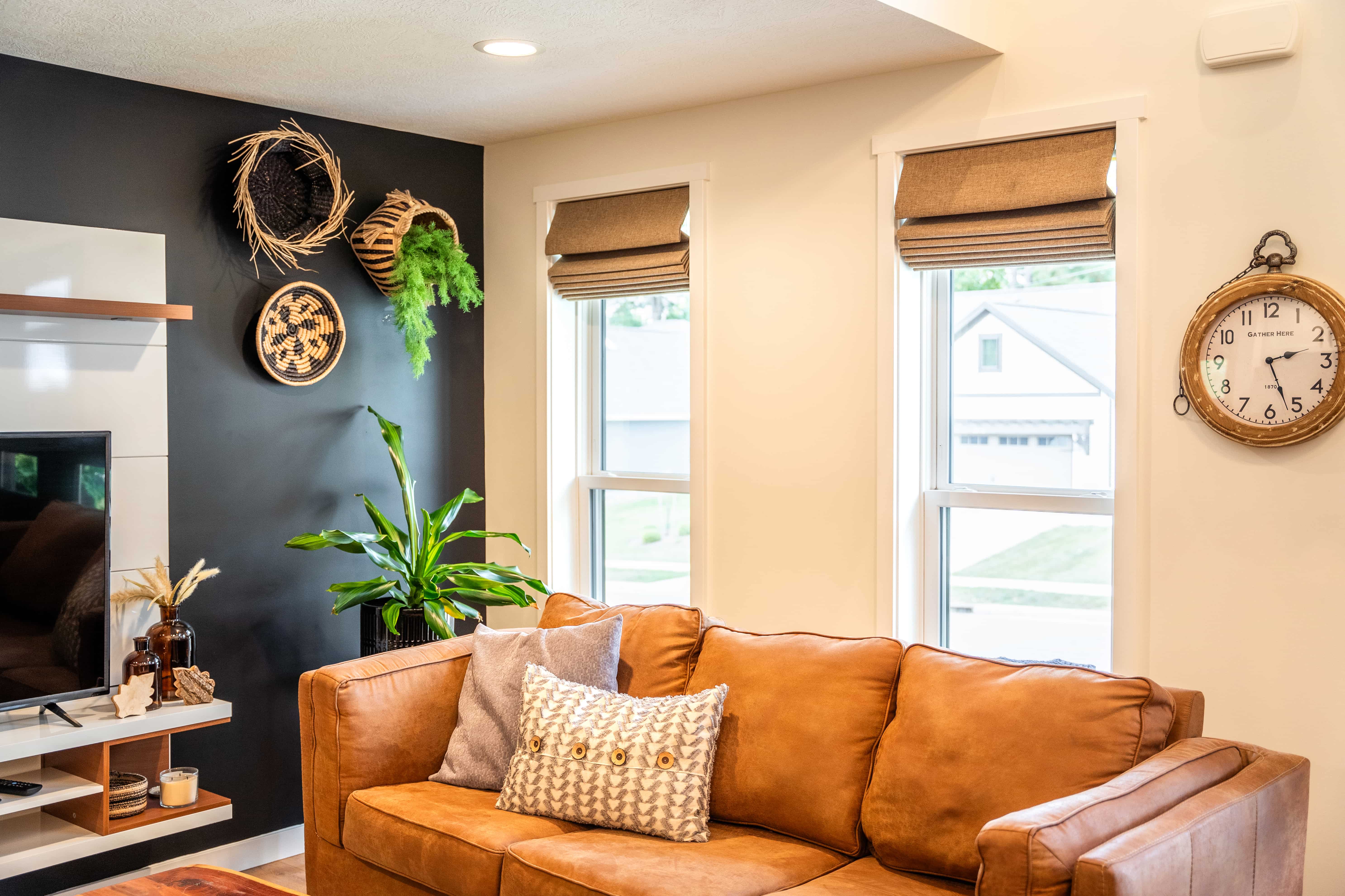 Endure White Double Hung Windows - Living Room-min