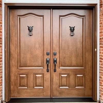 Double Door without Decorative Glass Image