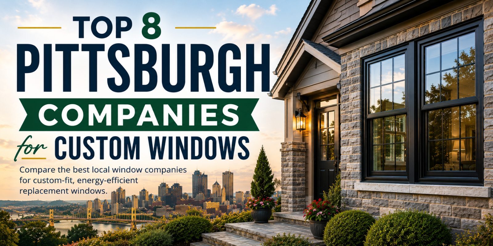 Top 8 Pittsburgh Window Companies for Custom Windows