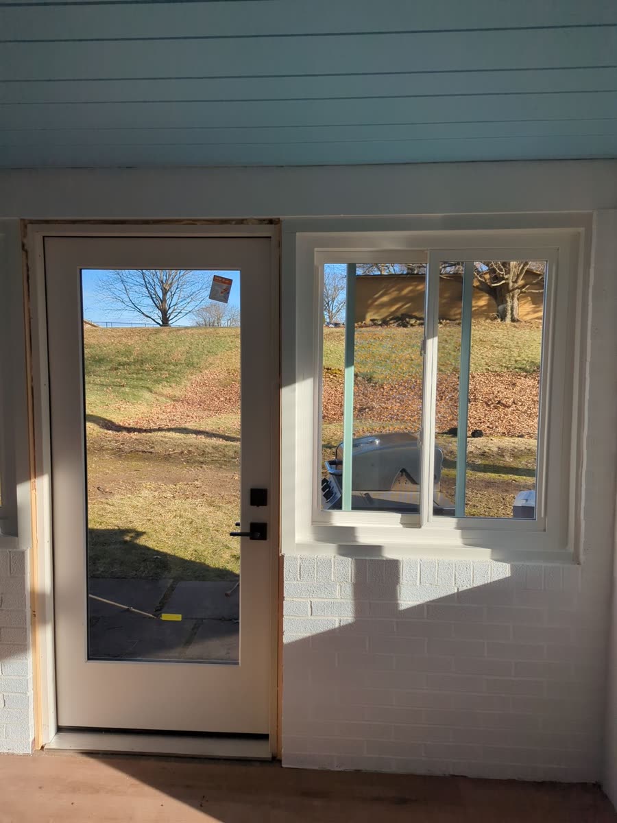 Energy Swing Windows installation on Lakeview Dr in Latrobe, PA