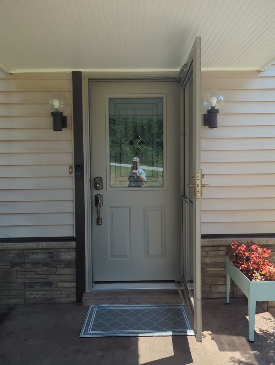 Energy Swing Windows installation on N Duane Dr in Plum, PA