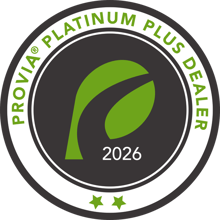 ProVia Platinum Plus Dealer 2026 badge