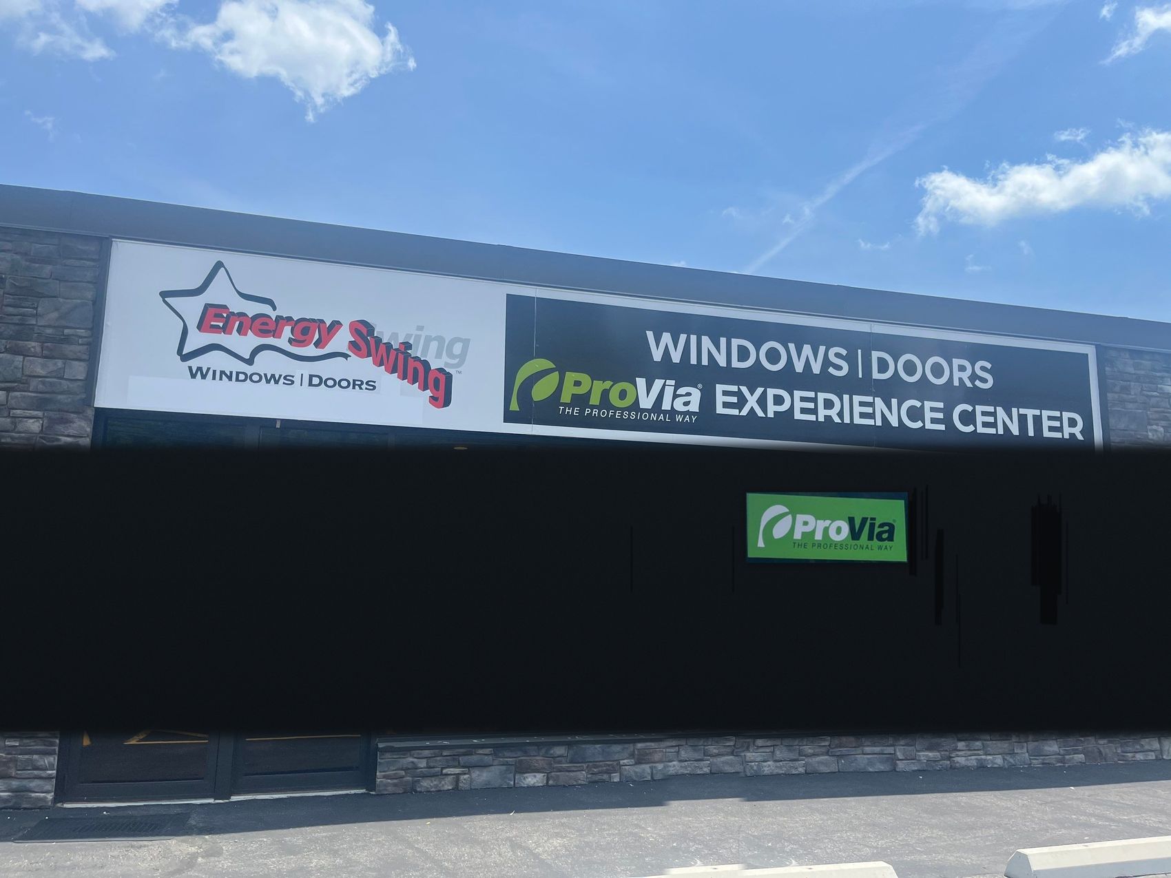 The Energy Swing Windows & Doors ProVia Experience Center storefront in Monroeville, PA